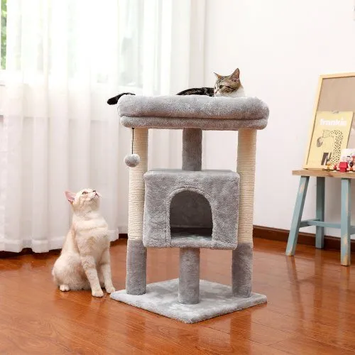 28.4" Cat Tree for Indoor Cats Tower