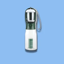 3 in 1 Multifunctional Portable Dog Walking Water Bottle .