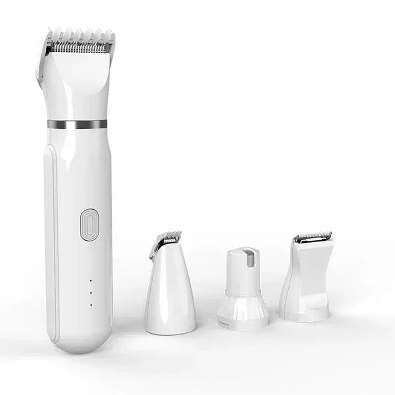 4-in-1 Pet Grooming Clippers Set