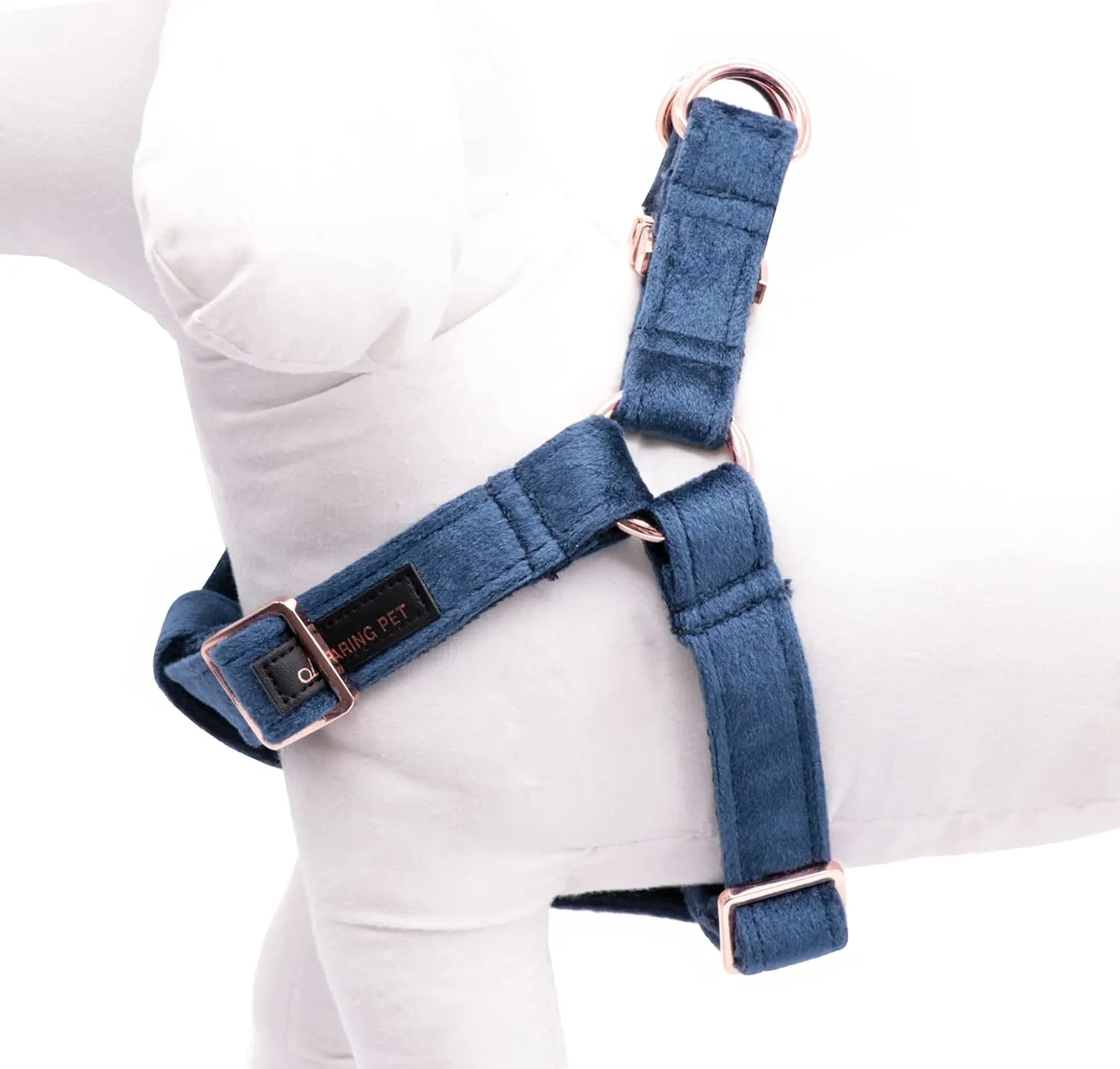 ARING PET Dog Halter Harness, Velvet Dog Harness, Adjustable No Pull Harness for Boy and Girl Dogs.