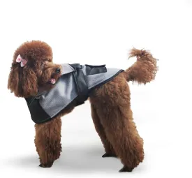 Black Dog Coat (Small), for Small Paws, Jacket for Yorkies, Dog Raincoat.