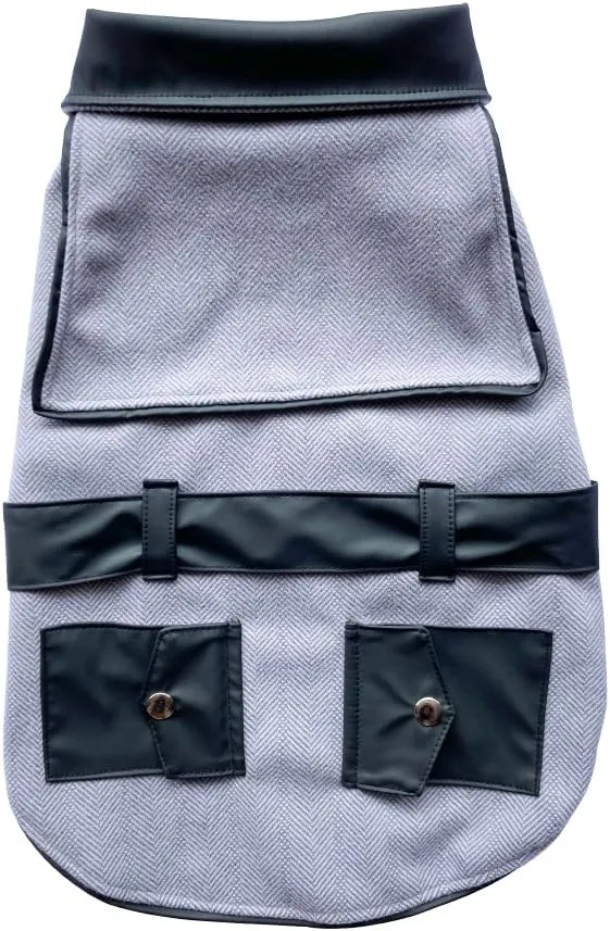 Black Dog Coat (Small), for Small Paws, Jacket for Yorkies, Dog Raincoat.