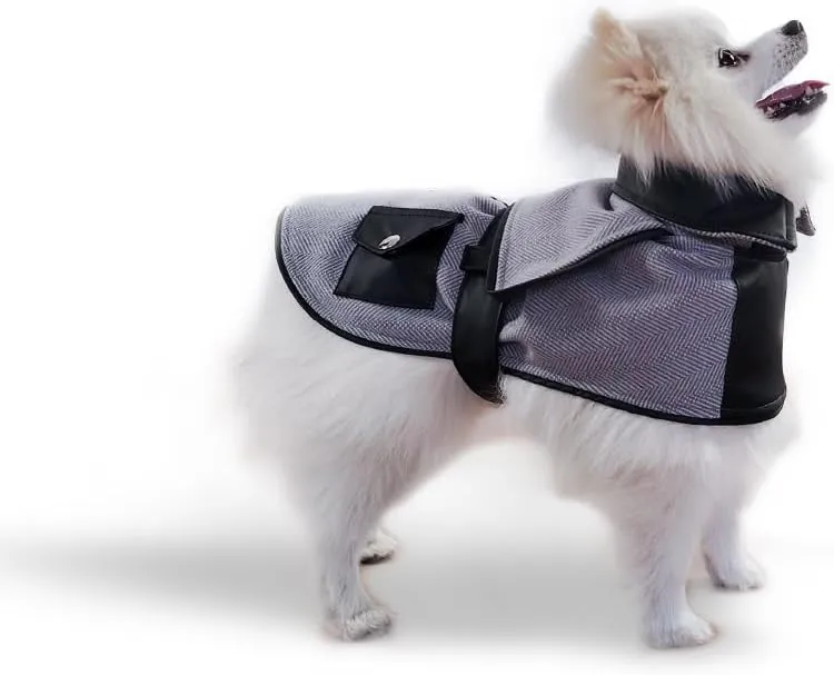 Black Dog Coat (Small), for Small Paws, Jacket for Yorkies, Dog Raincoat.