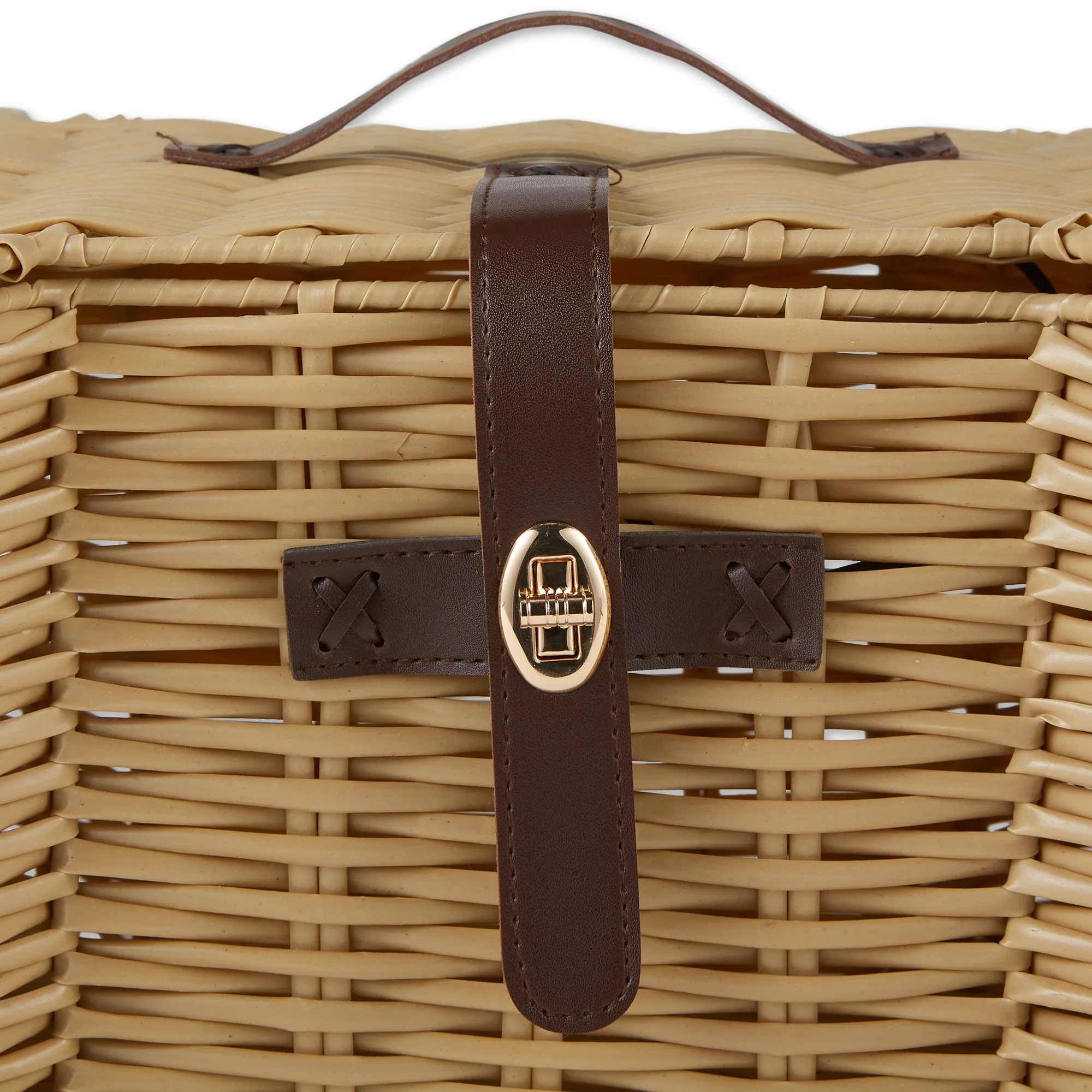 Bone Dry Pet Toy Storage Basket, Bone Shaped, Beige - 21x13x8"