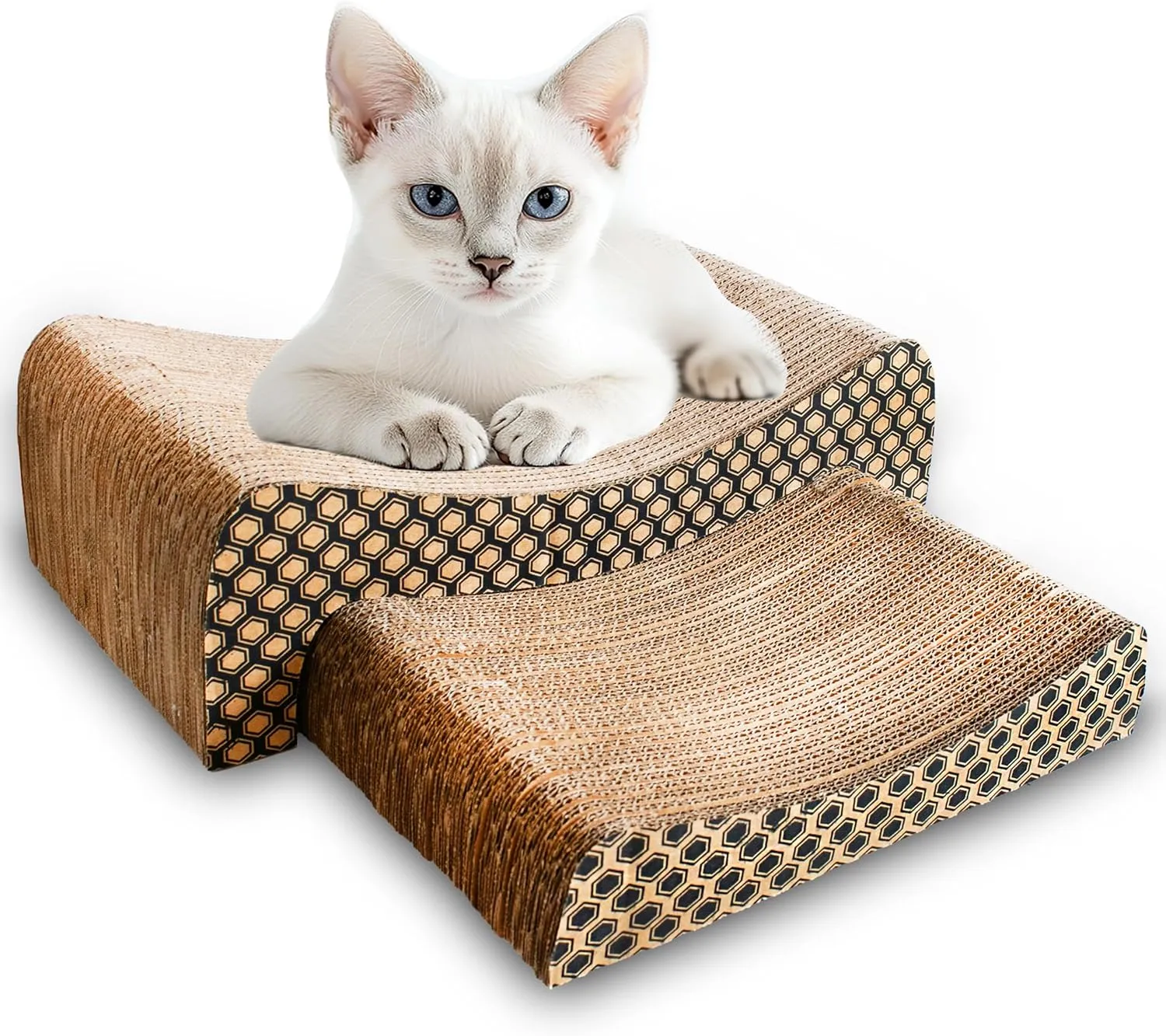 Cat Scratcher (2 in 1) - Cat Scratching Board - Cat Scratchers for Indoor Cats - Cat Scratch Pad - Rascadores para Gatos