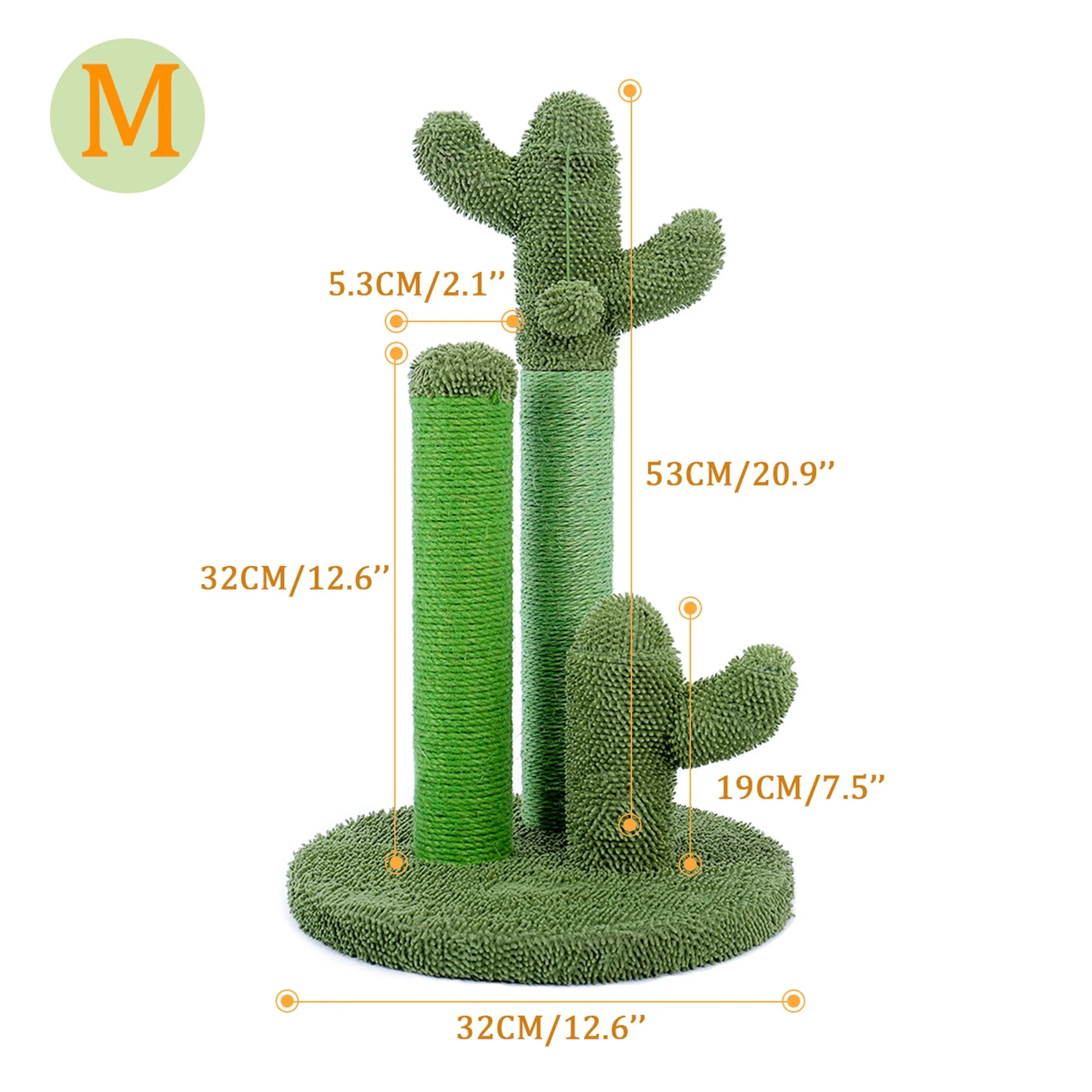 Cat Scratching Posts Medium Sisal-23" Cactus Cat