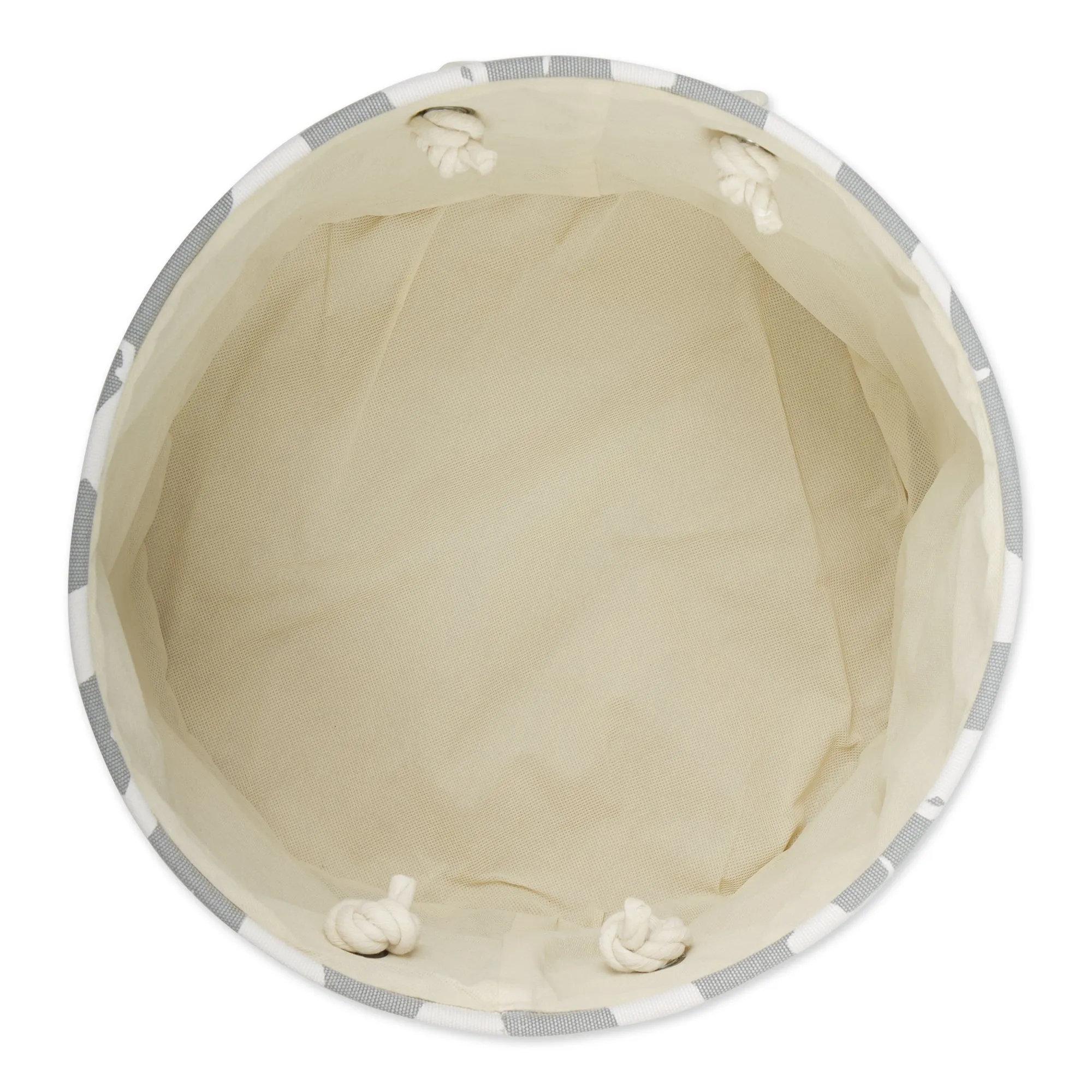 Collapsible Pet Storage Bin, Dog Show Print, Gray, Small Round - 9x12"