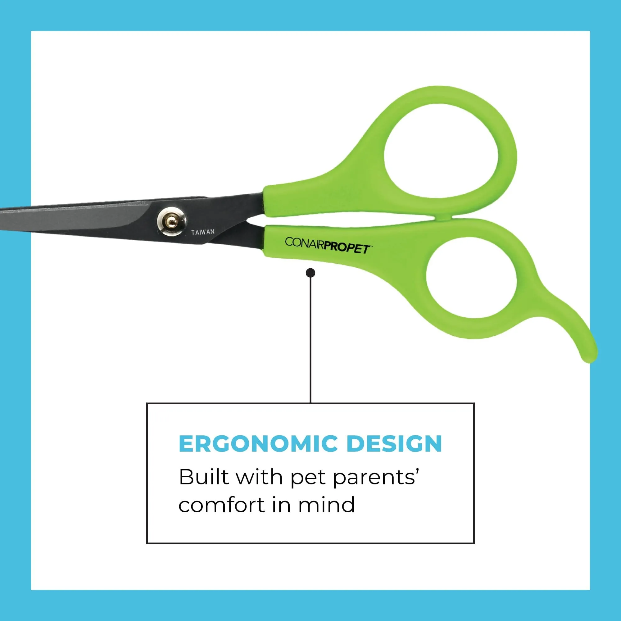CONAIR Round Tip Pet Grooming Shears - 5"