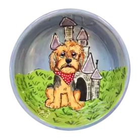 Disneyland Inspired Ceramic Dog Bowl