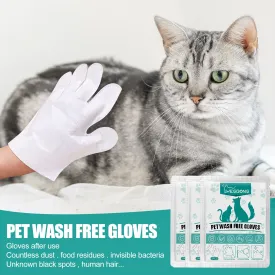 Disposable Rinse Free Pet Washing Gloves