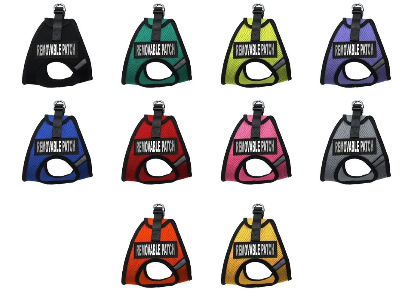 Dogline York Soft Mesh Service Dog Harness   Built-In Hook & Loop Fastener