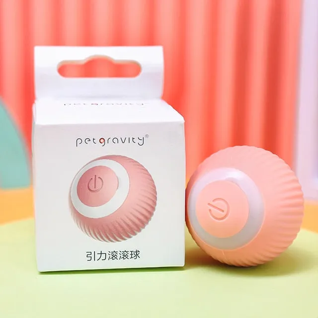 Electric Dog Ball Toys Auto Rolling Smart Dog Toys for Dogs Training Self-moving Pet Puppy Toys Indoor Interactive PlayI Supply