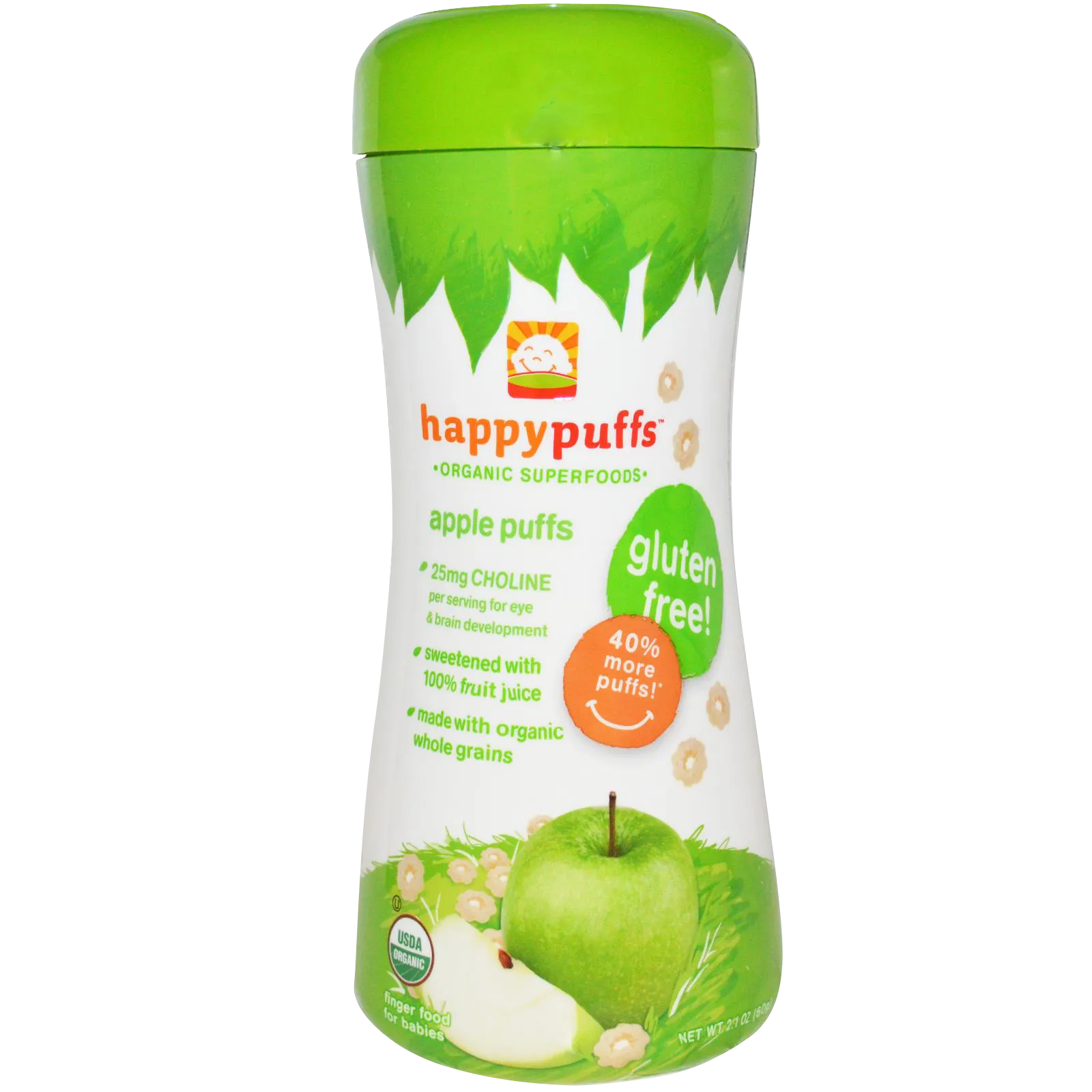 Happy Puffs Apple Puffs -2.10 oz