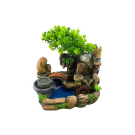 Home Decoration Water Fish Resin Fountain With Light