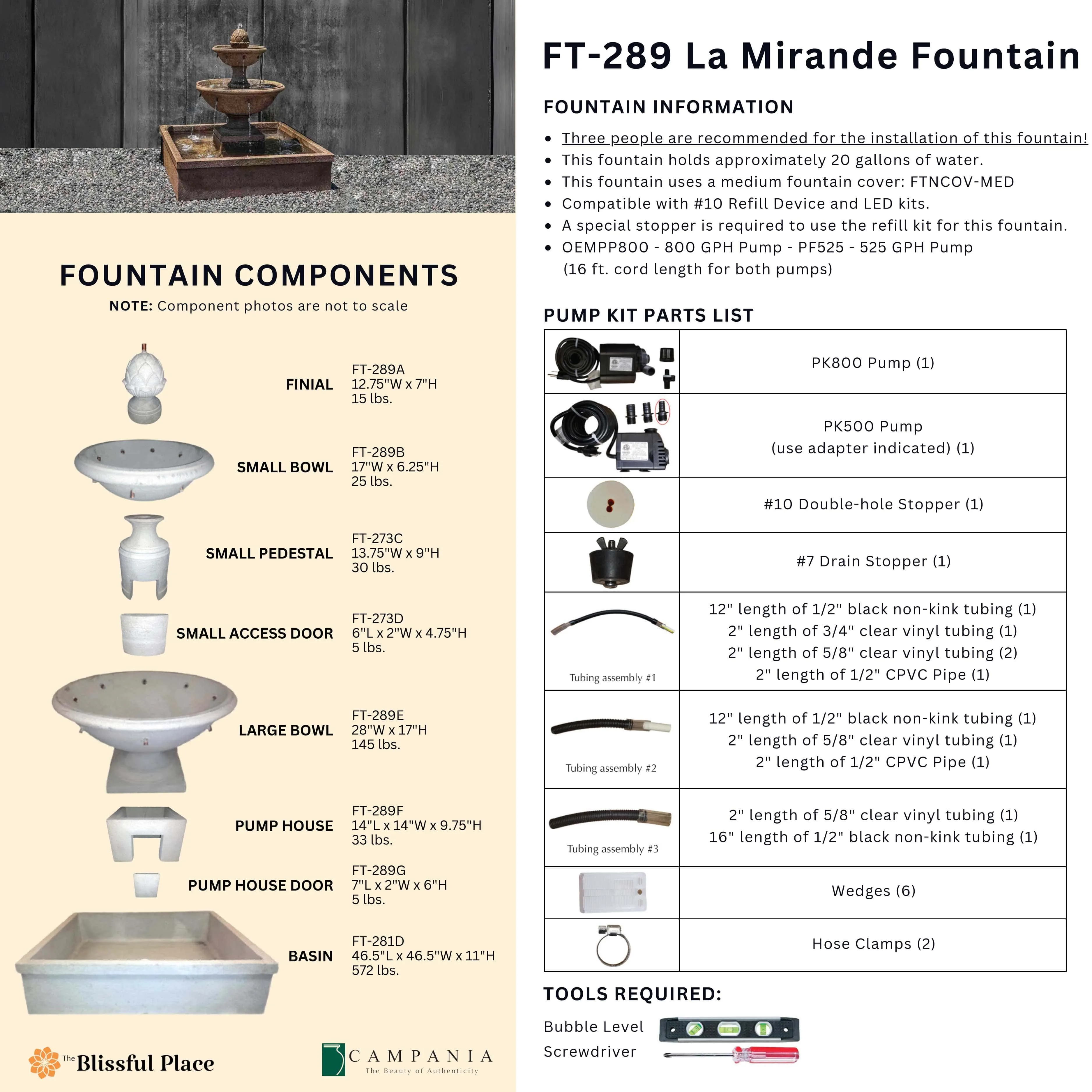 La Mirande Fountain Campania International