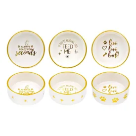 Large Premium Luxe Ceramic Pet Bowl - 19cm x 7.5cm