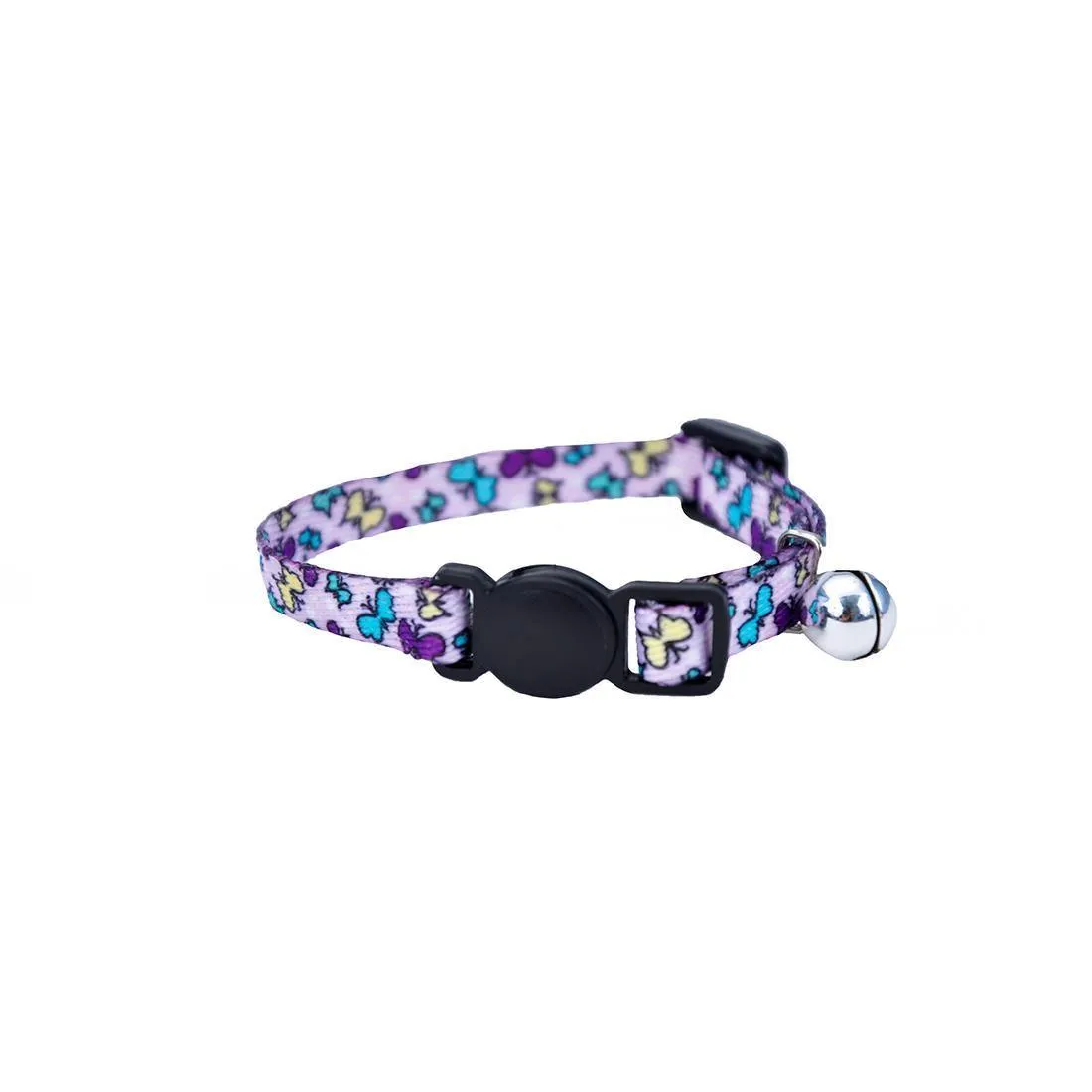 Li'l Pals Kitten Breakaway Collar - Purple Butterflies