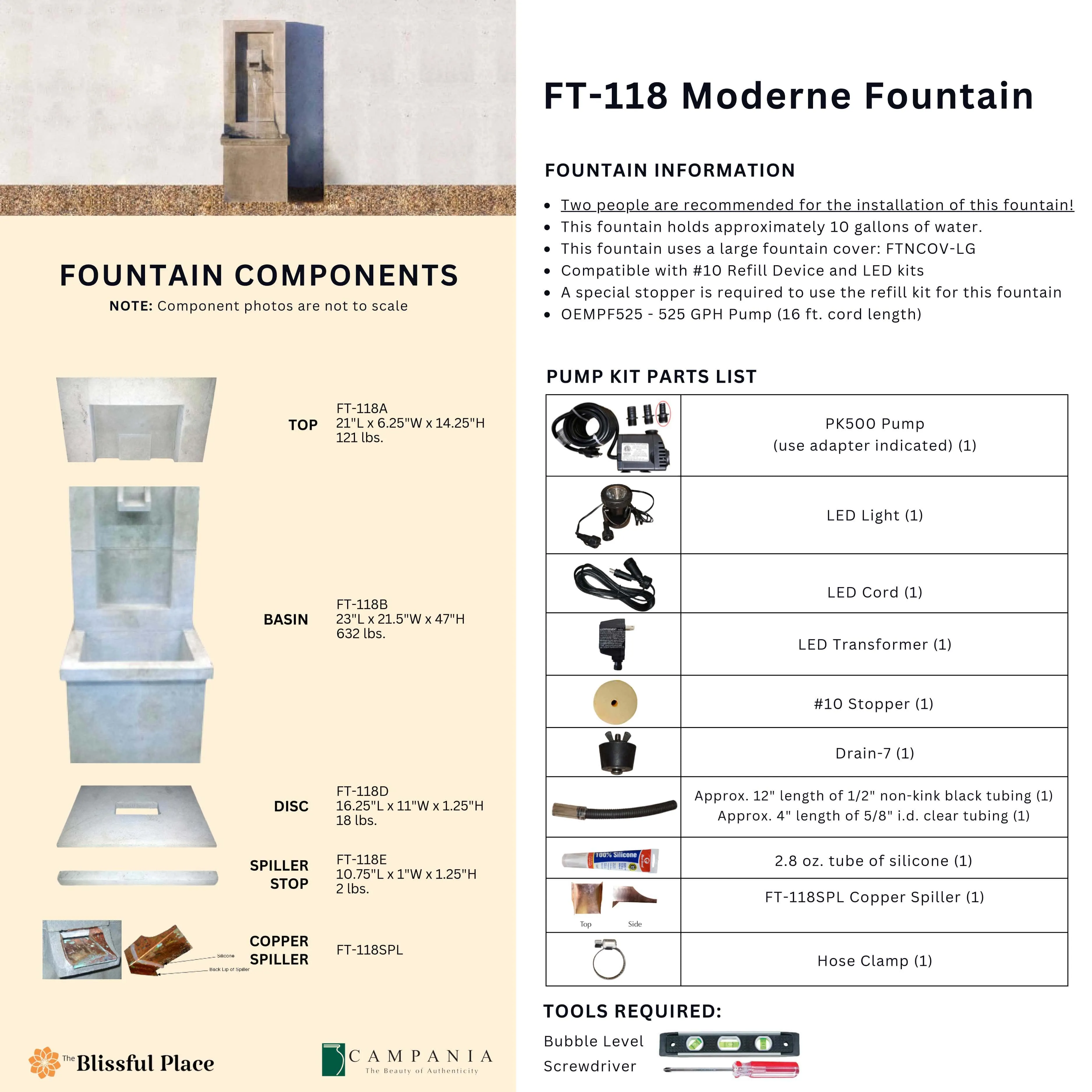 Moderne Fountain Campania International