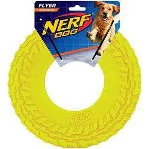 Nerf Dog Toy Tire Flyer Frisbee