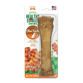 Nylabone Healthy Edibles All-Natural Long Lasting Bacon Flavor Chew Treats - Souper - 50  lb