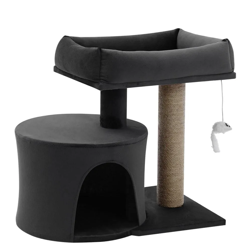 Paws & Claws CATSBY BRIGHTON CONDO CAT TREE - CHARCOAL