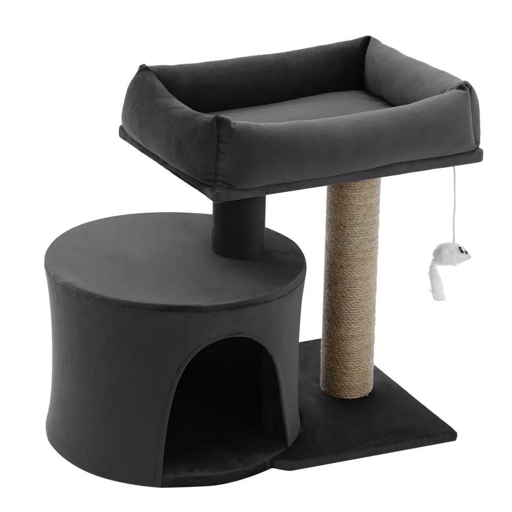 Paws & Claws CATSBY BRIGHTON CONDO CAT TREE - CHARCOAL