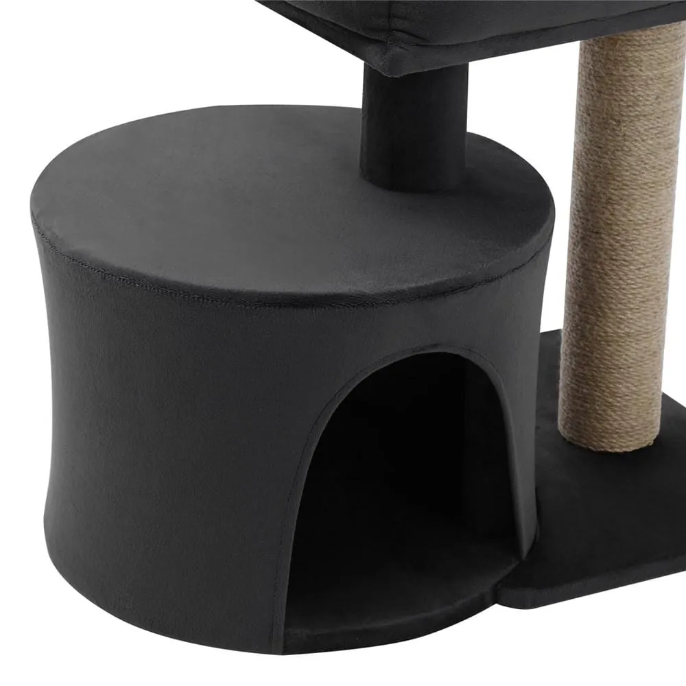 Paws & Claws CATSBY BRIGHTON CONDO CAT TREE - CHARCOAL