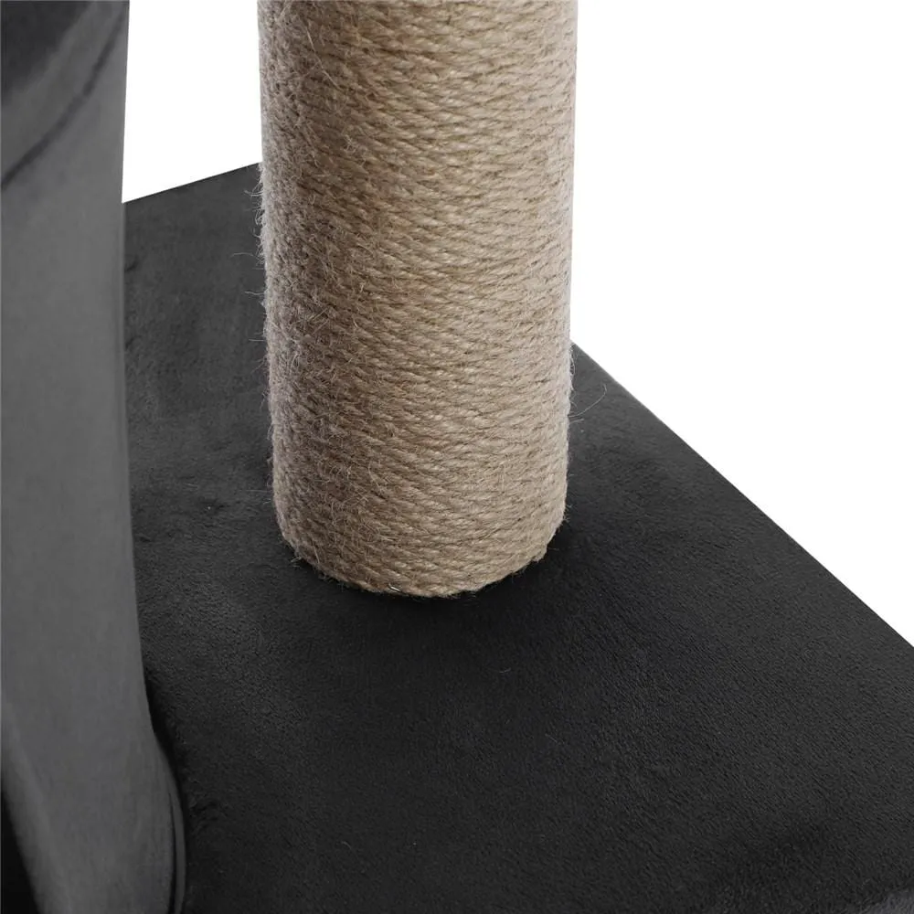Paws & Claws CATSBY BRIGHTON CONDO CAT TREE - CHARCOAL
