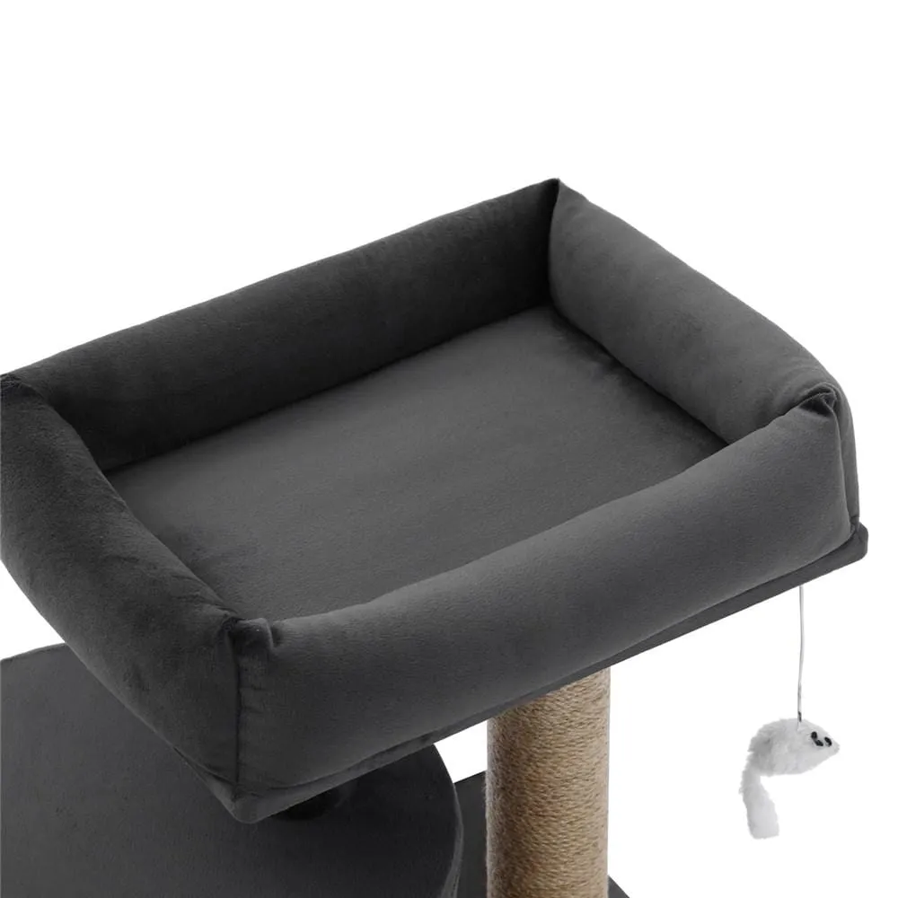 Paws & Claws CATSBY BRIGHTON CONDO CAT TREE - CHARCOAL