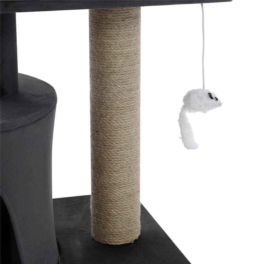 Paws & Claws CATSBY BRIGHTON CONDO CAT TREE - CHARCOAL