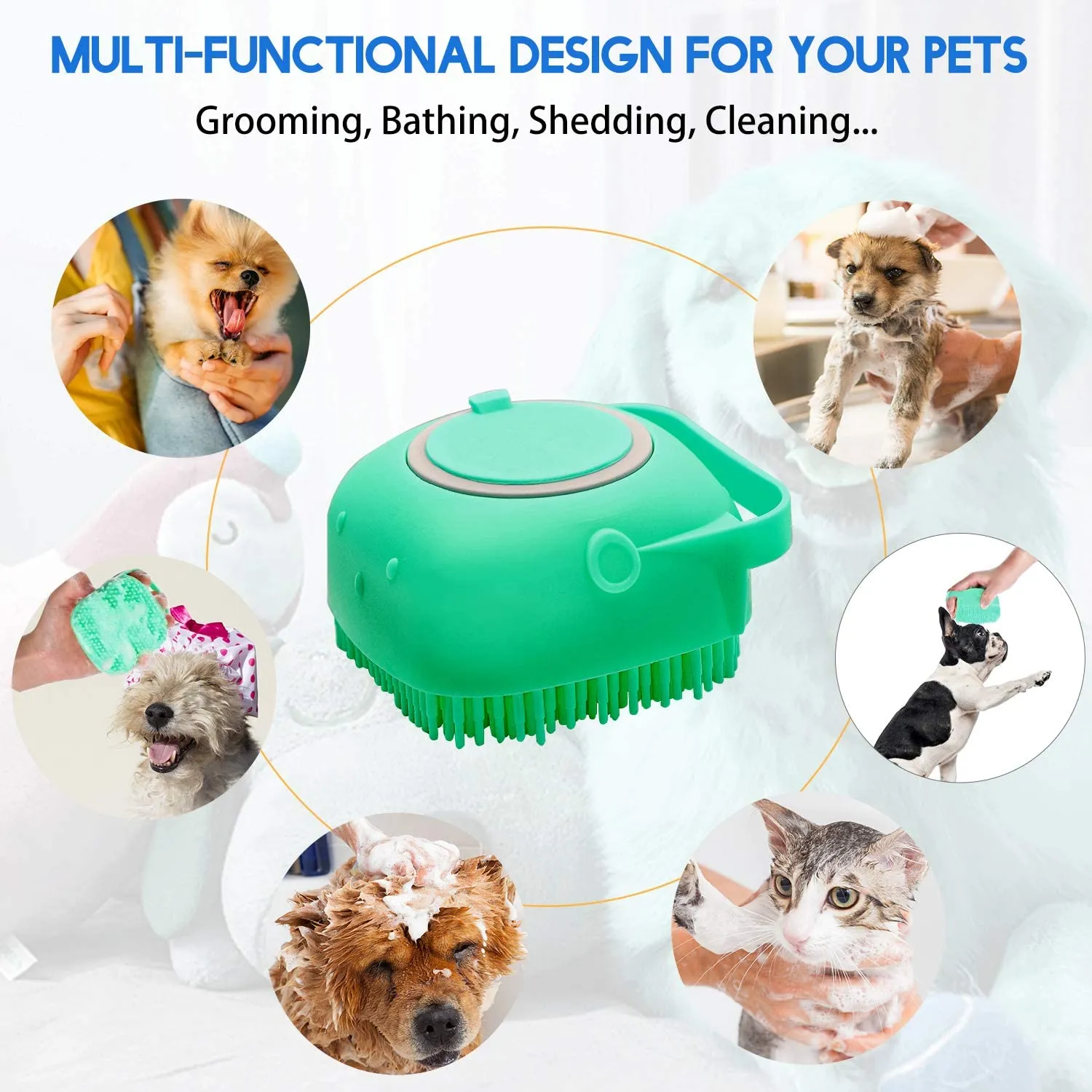 Pet Grooming Glove & Grooming Brush for your Lovable Pets