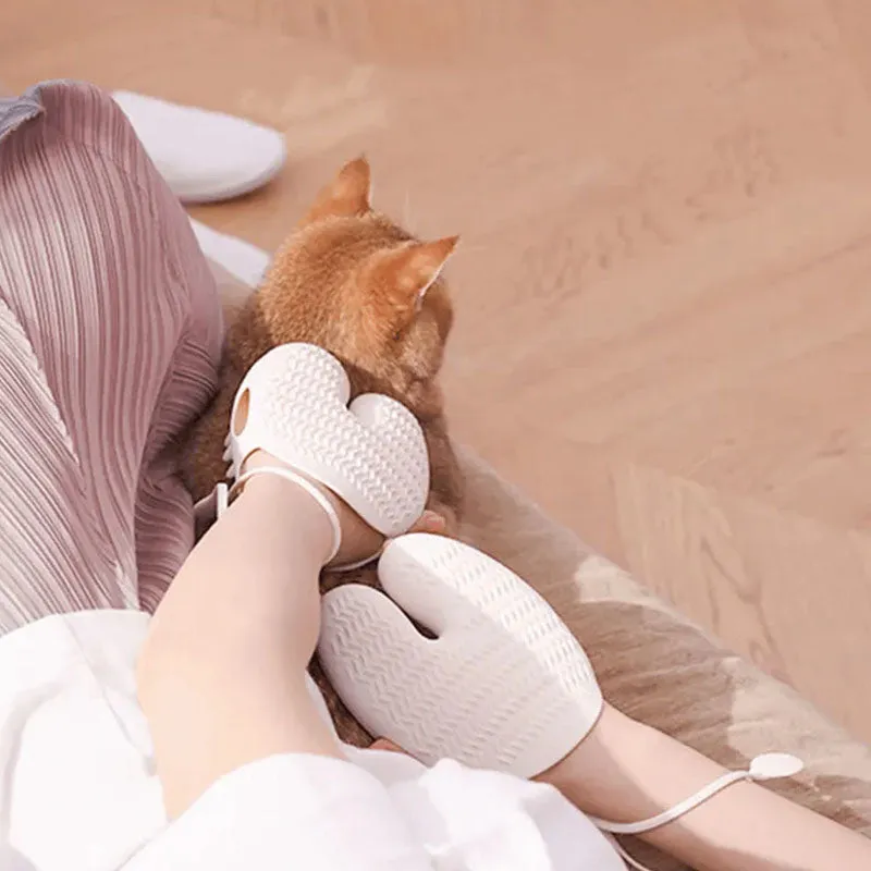 Pet Grooming Gloves Double-sided Cleaning
