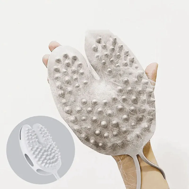 Pet Grooming Gloves Double-sided Cleaning