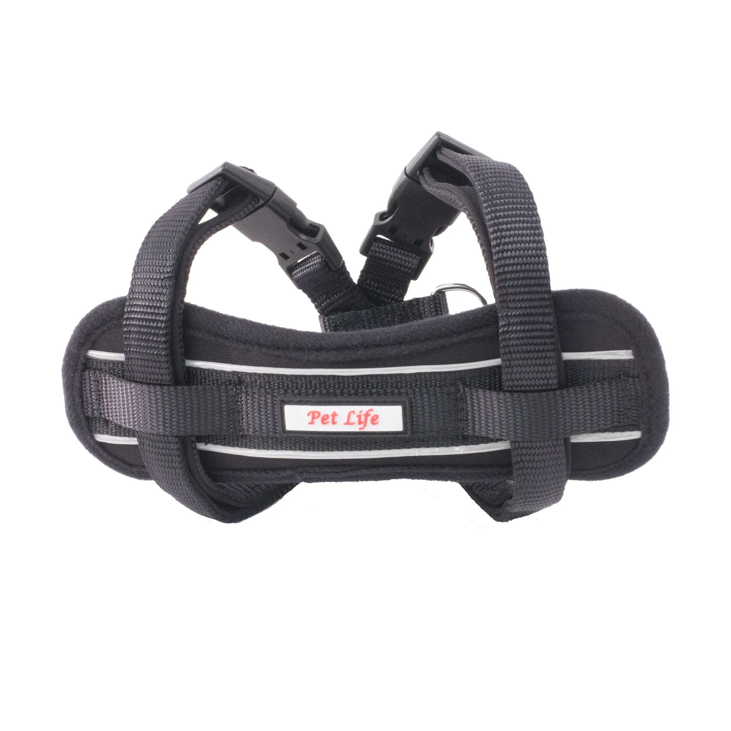 Pet Life ® 'Mountaineer' Chest Compressive Adjustable and Reflective Easy Pull Pet Dog Harness