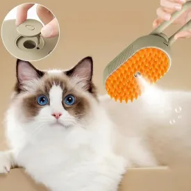 Pet Steam Brush / 3 in 1 Steamy Spray Massage  Comb