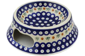 Polish Pottery 9" Pet Bowl Mosquito