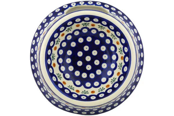 Polish Pottery 9" Pet Bowl Mosquito