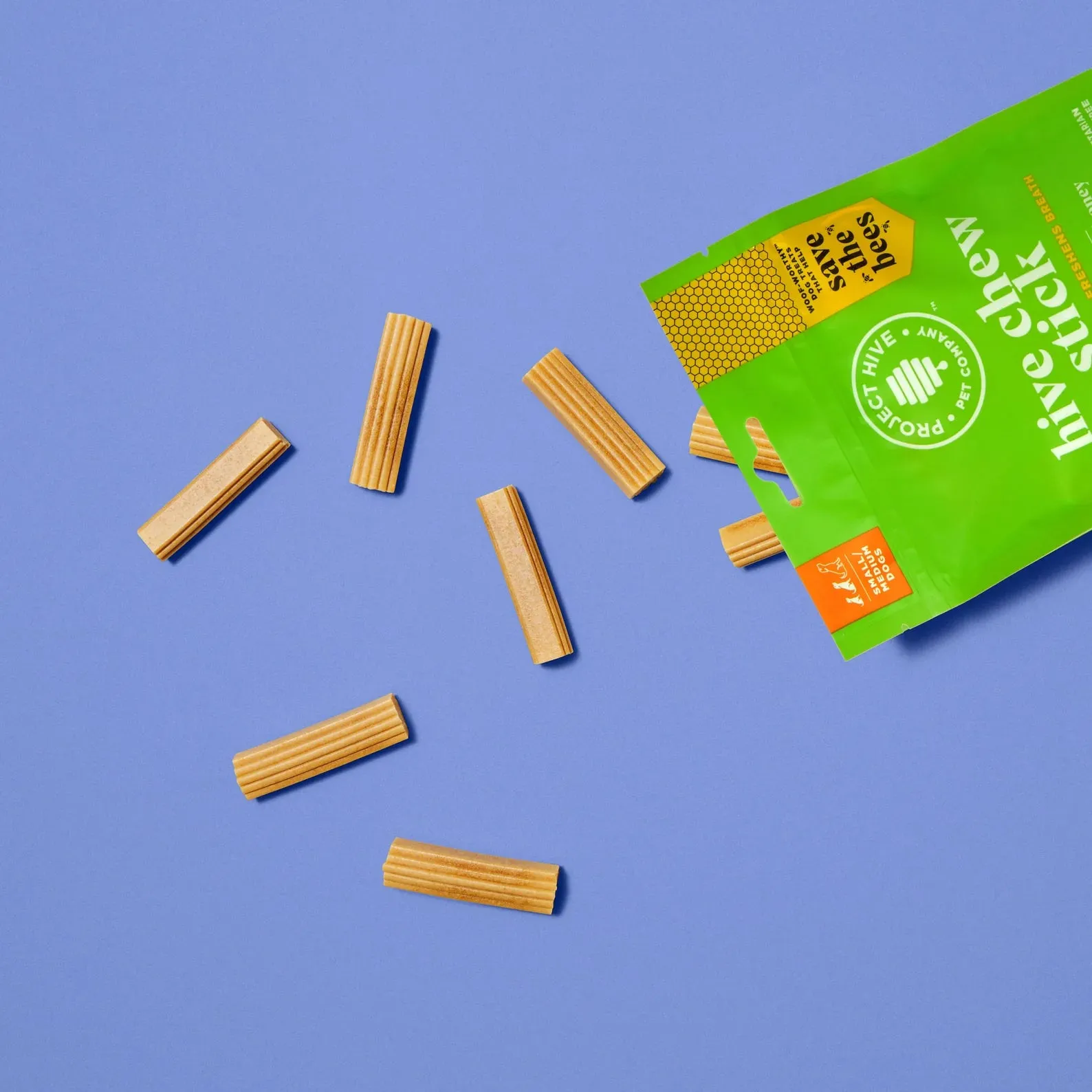 Project Hive Pet Company™ Hive Dog Chew Stick Small made with Ground Peanuts and Honey Dog Treat 7oz