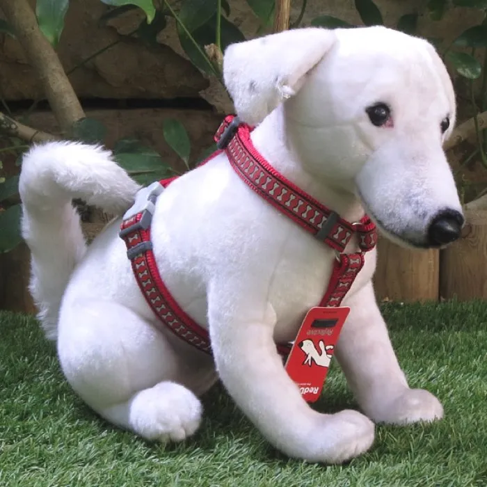 Red Dingo Reflective Dog Harness - Large
