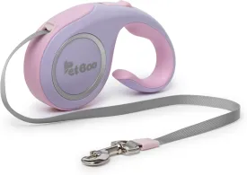Retractable Leash with Anti-Slip Handle, 360 Tangle-Free, Reflective, 16 ft Heavy Duty for Small to Large Dogs, One-Handed Lock, Pause, Block (Pink)