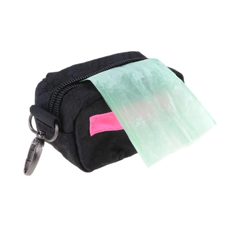 Sidiou Group Outdoor Pet Dog Waist Bag Dog Poop Dispenser Garbage Bag Puppy Dung Holder Bag