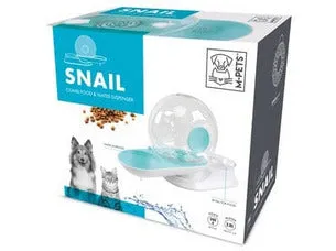 SNAIL COMBI Food & Water Dispenser 2800 ml / 240 g - Blue