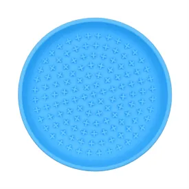 Talking Dog Club Lickables Licking Bowls for Dogs and Cats (Blue)