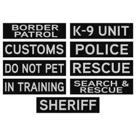 Vinyl High-Reflective ID Patch - 1.5" x 6"